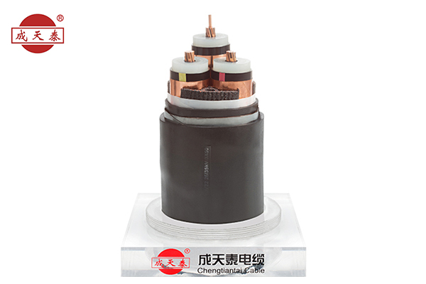 銅芯，交聯聚乙烯絕緣聚，乙烯護套電力電纜YJV 18/30（36）kV